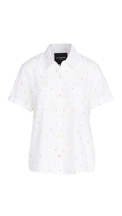 Le Superbe New Wave Camp Shirt In New Wave Cotton