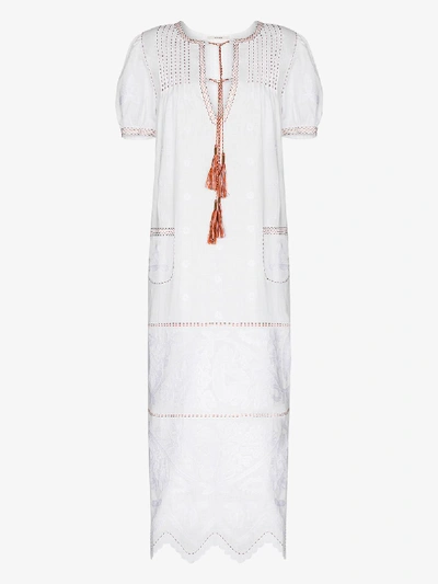 Vita Kin Rushka Midi Dress In White