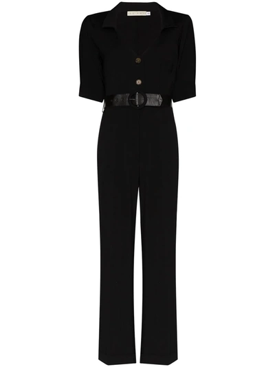 Usisi Gillian Belted Jumpsuit In Black