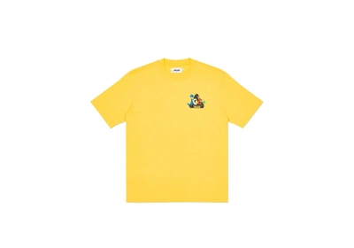 Pre-owned Palace  Jcdc2 T-shirt Yellow