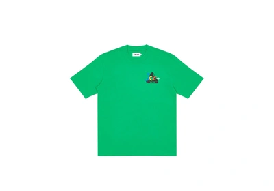 Pre-owned Palace  Jcdc2 T-shirt Green