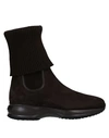 Hogan Ankle Boots In Cocoa