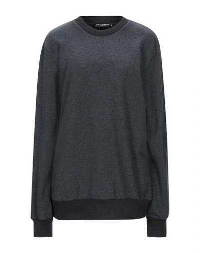 Dolce & Gabbana Sweatshirts In Grey