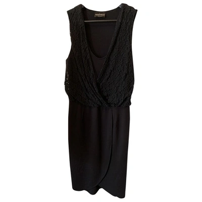 Pre-owned Emporio Armani Mid-length Dress In Black