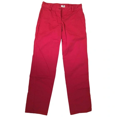 Pre-owned Philosophy Di Alberta Ferretti Large Pants In Red