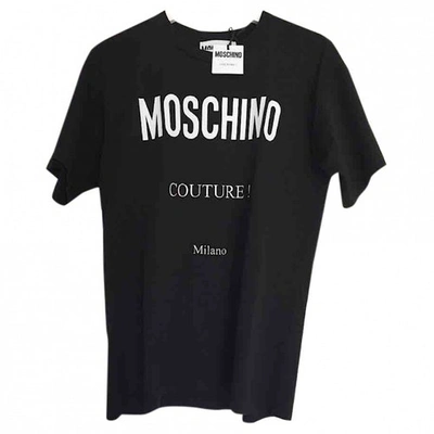 Pre-owned Moschino Black Cotton Top