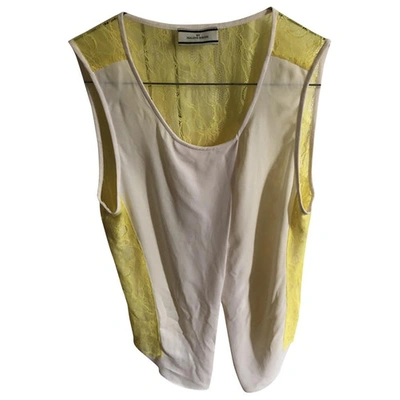 Pre-owned By Malene Birger Vest In Yellow