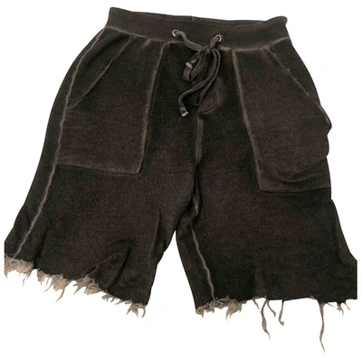 Pre-owned Zadig & Voltaire Black Cotton Shorts