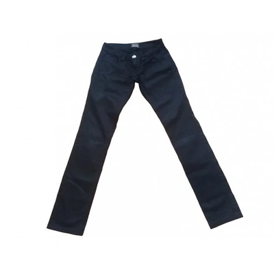 Pre-owned Jean Paul Gaultier Slim Jeans In Black