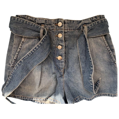 Pre-owned Iro Blue Cotton Shorts Spring Summer 2019