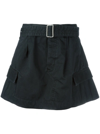 Marc Jacobs Belted Cargo Skirt In Black