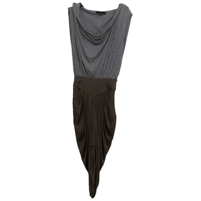 Pre-owned Alexander Wang Mid-length Dress In Brown