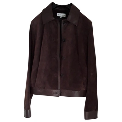 Pre-owned Gerard Darel Brown Leather Jacket