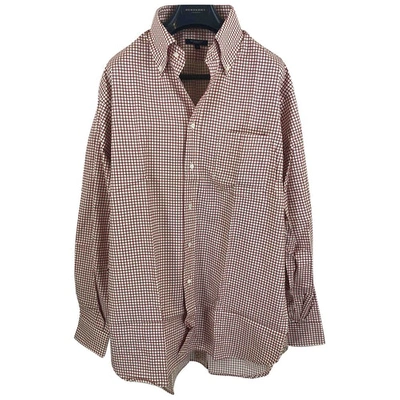 Pre-owned Burberry Shirt In Burgundy