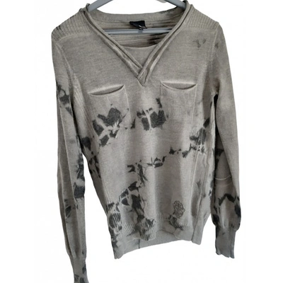 Pre-owned Just Cavalli Wool Pull In Grey