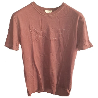 Pre-owned Cycle Burgundy Cotton T-shirt