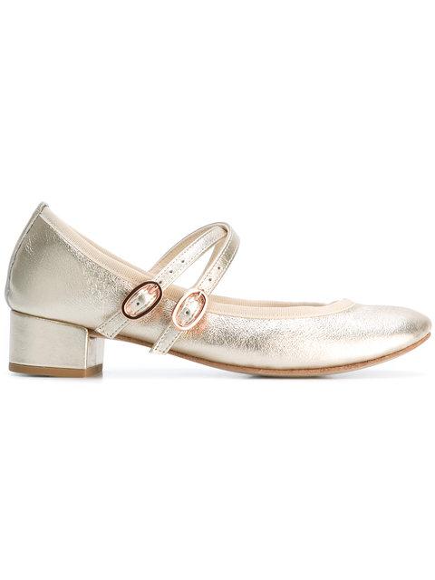 double buckle heels