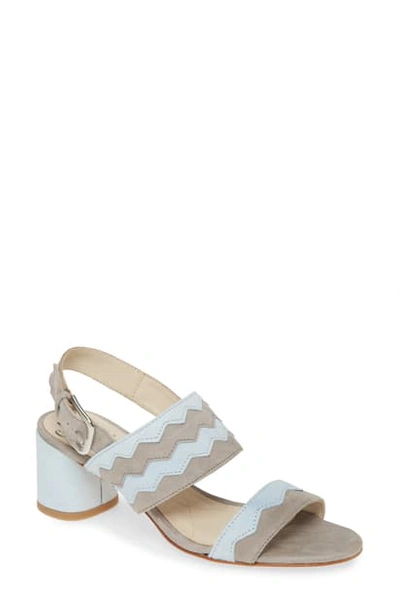 Amalfi By Rangoni Ivano Sandal In Light Grey Suede