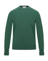 Ballantyne Cashmere Blend In Emerald Green