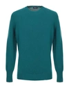 Drumohr Sweaters In Deep Jade