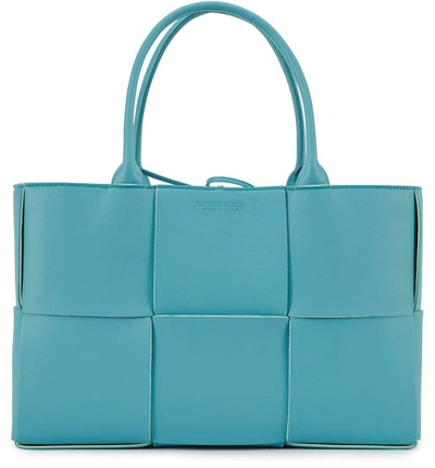 Bottega Veneta Arco Tote In Linoleum Lino Pla Si