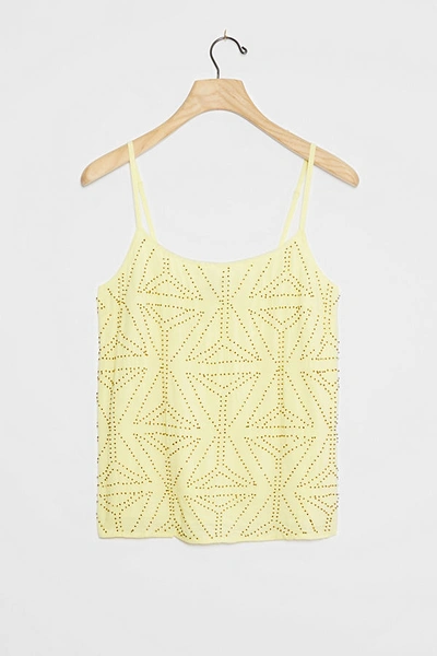 Bl-nk Gabriela Beaded Cami In Yellow