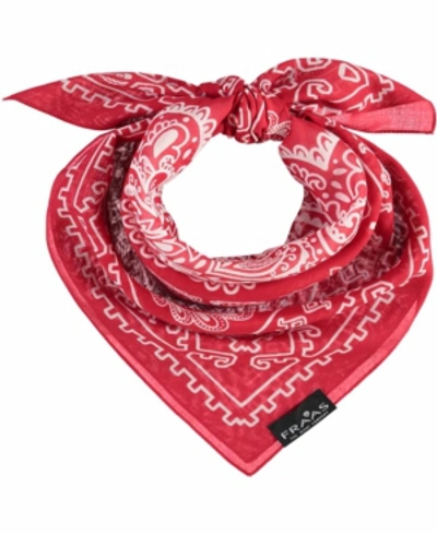 Fraas Bandana Scarf In Red