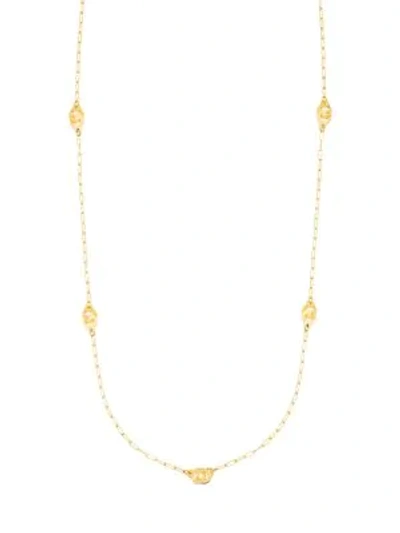 Dinh Van Women's Menottes 18k Yellow Gold Long Chain Necklace