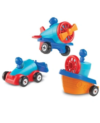 Learning Resources Learning Essentials - 1-2-3 Build It Car-plane-boat In No Color