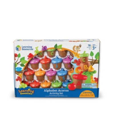 Learning Resources Learning Essentials - Alphabet Acorns Activity Set In No Color