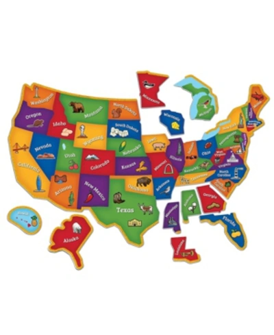 Learning Resources Learning Essentials - Magnetic U.s. Map Puzzle- 44 Pieces In No Color