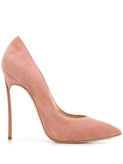 Casadei 130mm Pointed Pumps In Pink