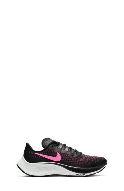 Nike Air Zoom Pegasus 37 Big Kids' Running Shoe In Black/ Pink-grey-photon  Dust | ModeSens