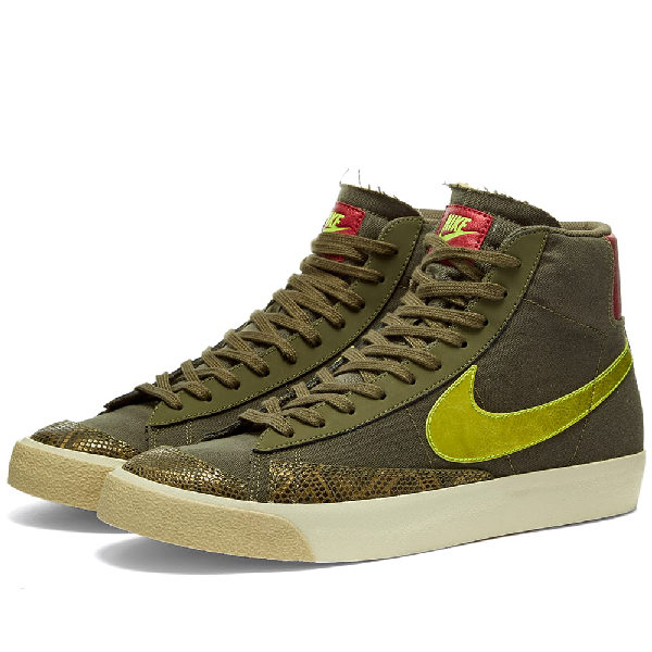nike blazer mid 77 womens green