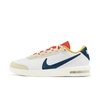 Nike Court Air Max Vapor Wing Premium Men's Tennis Shoe In White,total Crimson,gold,valerian Blue