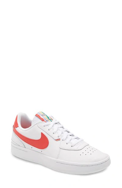 Nike Court Royale Ac Women's Shoes In White/ Pollen Rise/ Black