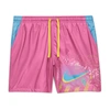 Nike Kyrie '90s Men's Basketball Woven Shorts In Digital Pink,light Blue Fury