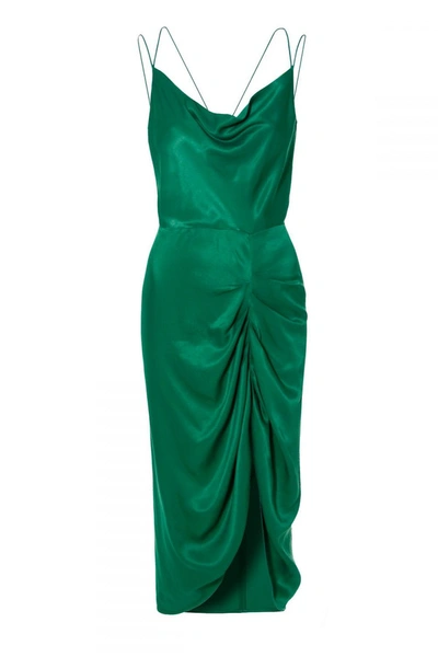 Aggi Ava Emerald Dress In Green