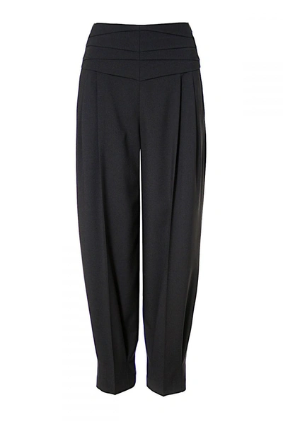 Aggi Trousers Bianca Neutral Black