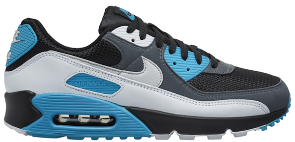 nike air max 90 blue black