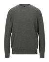 Fedeli Cashmere Blend In Military Green