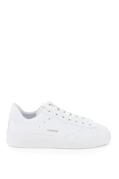 Golden Goose Purestar Leather Low-top Sneakers In White