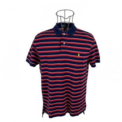 Pre-owned Polo Ralph Lauren Polo Rugby Manches Courtes Polo Shirt In Red