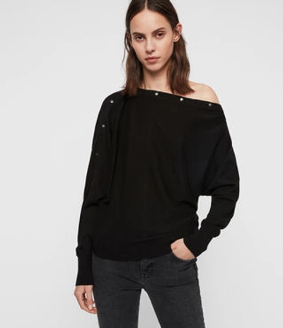 Allsaints Ellie Sweater In Black