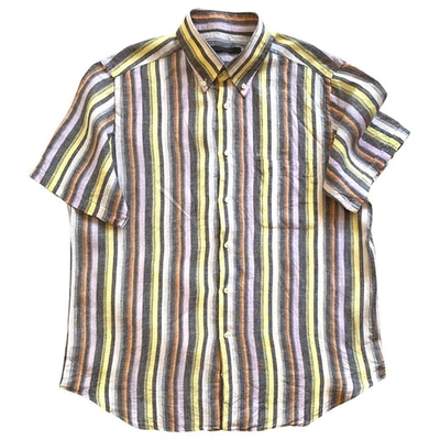 Pre-owned Emanuel Ungaro Linen Shirt In Multicolour