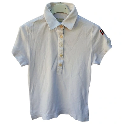 Pre-owned Napapijri Polo Shirt In White
