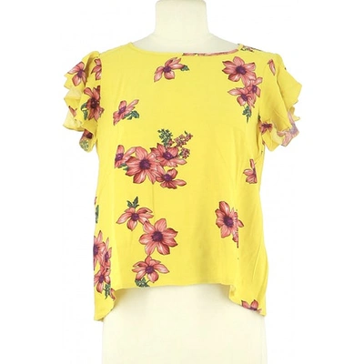 Pre-owned Pablo Yellow Viscose Top