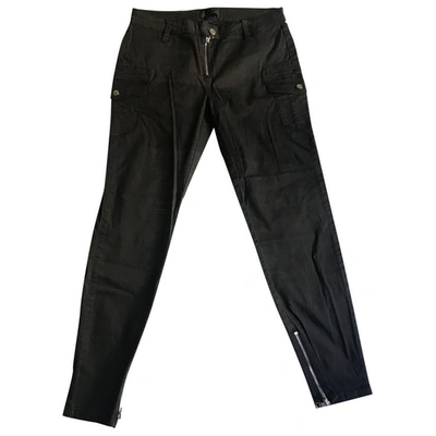 Pre-owned Rta Trousers In Grey