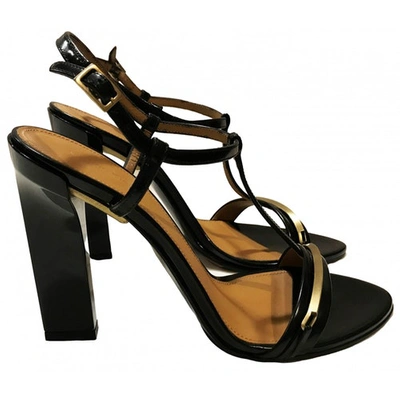 Pre-owned Calvin Klein Leather Sandals In Black