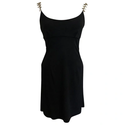 Pre-owned Moschino Cheap And Chic Mini Dress In Black